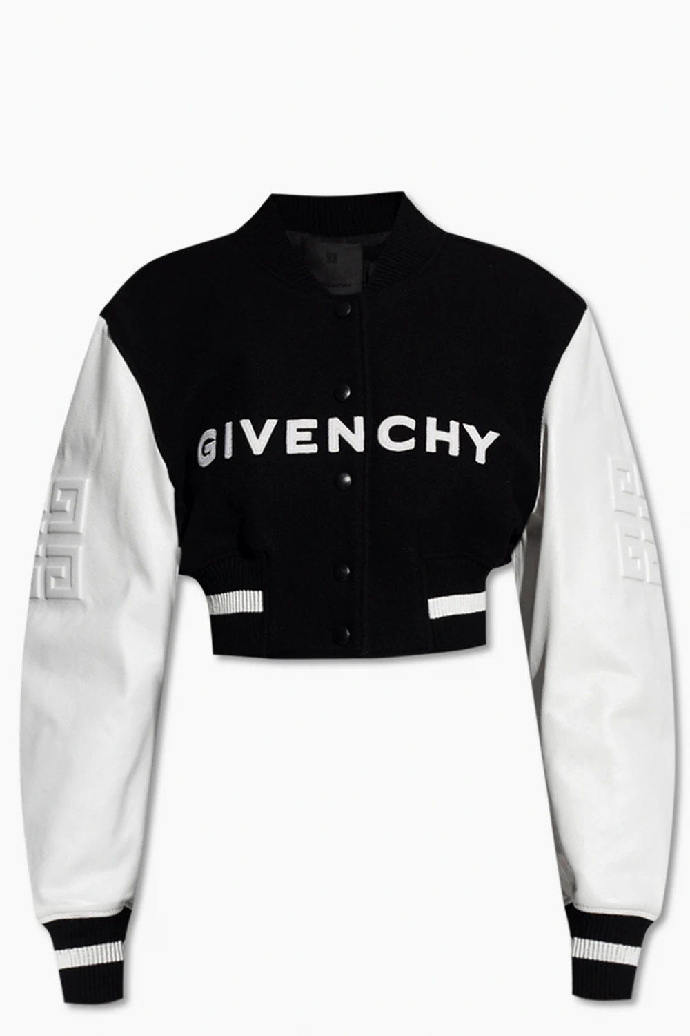 Wool jacket with logo