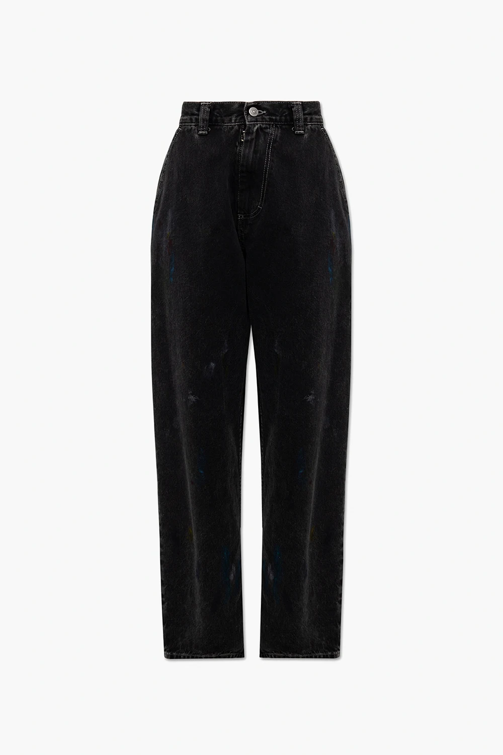 Jeans with paint splatter effect