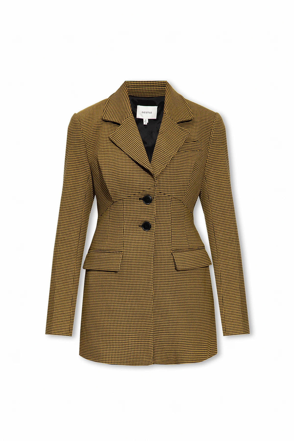 ‘FrayaGZ’ houndstooth blazer