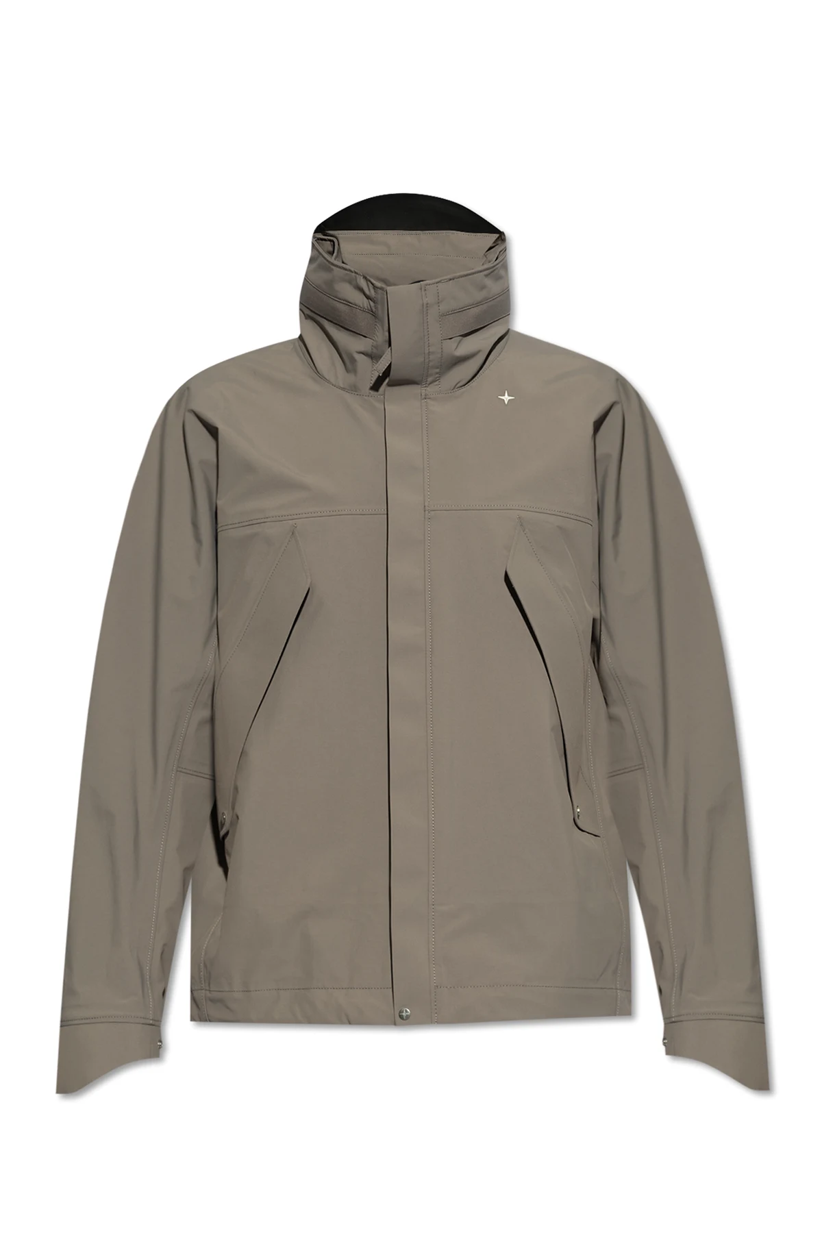 Hooded rain jacket