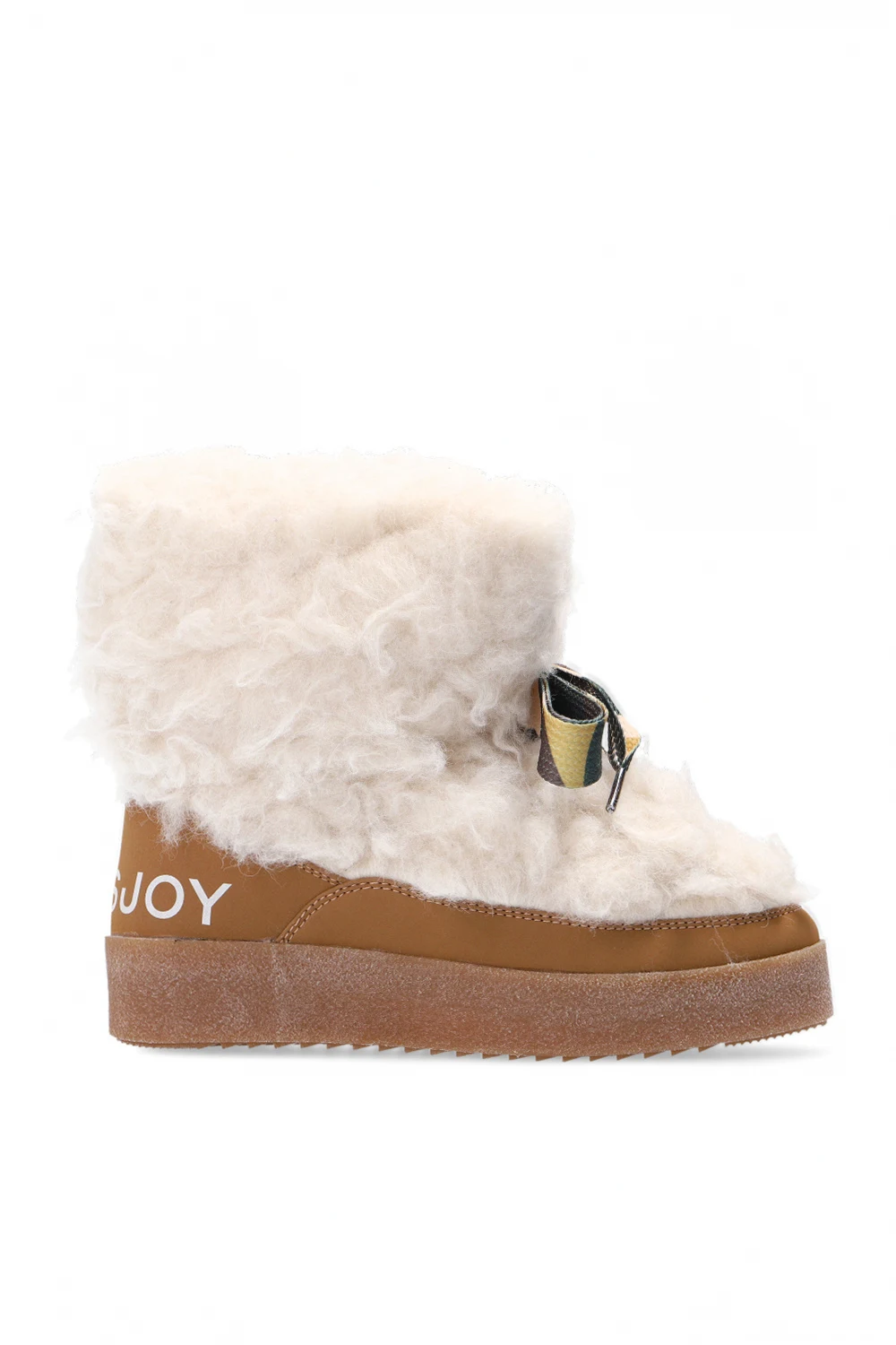Fur snow boots