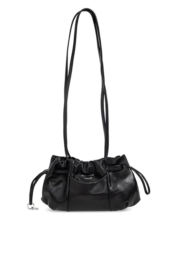 BLACK Leather shoulder bag