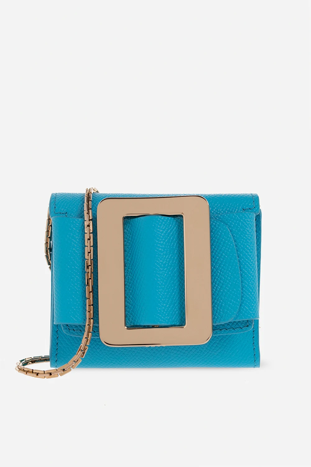 ‘Buckle’ wallet with chain
