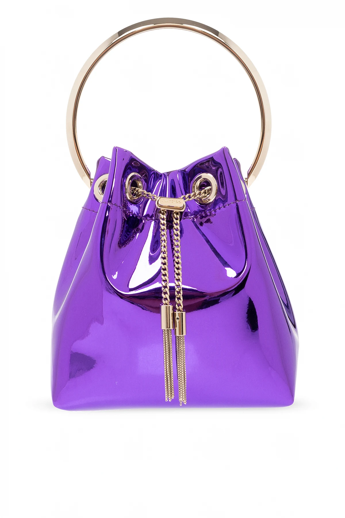 ‘Bon Bon’ glossy shoulder bag