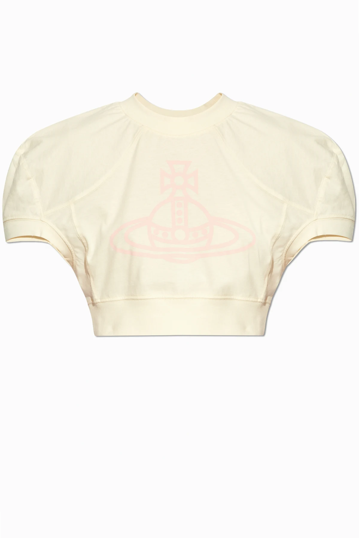 Krótki t-shirt z nadrukiem