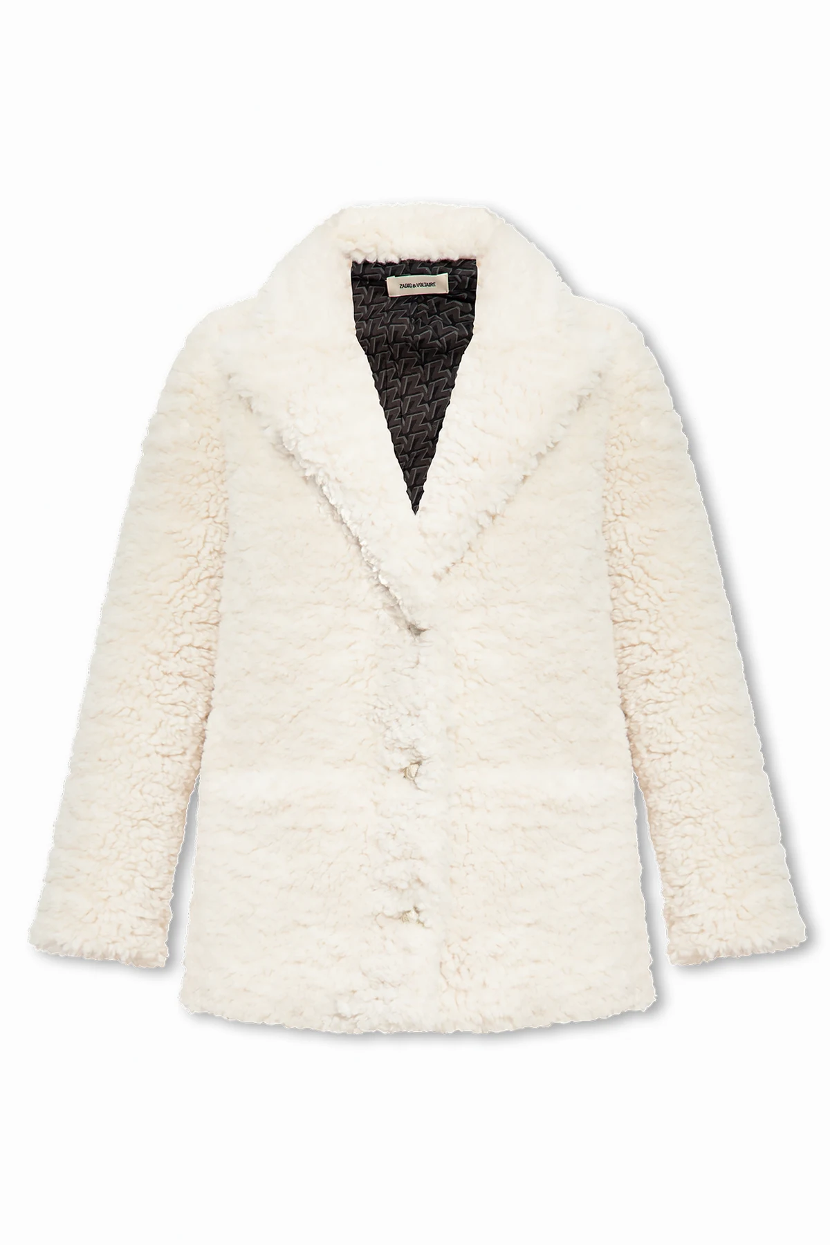 ‘Fleur’ faux-fur jacket
