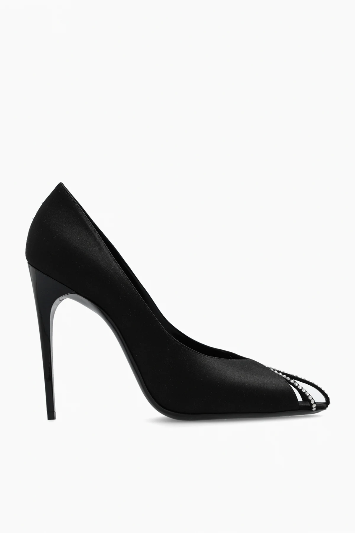 ‘Alix’ satin pumps