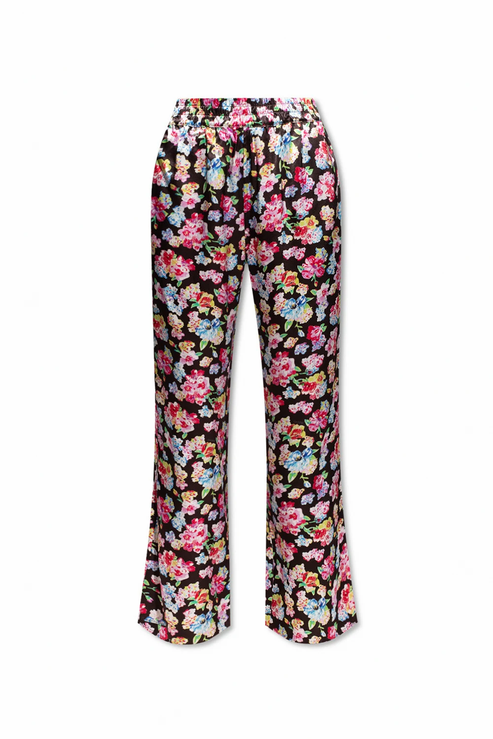 Trousers with floral motif