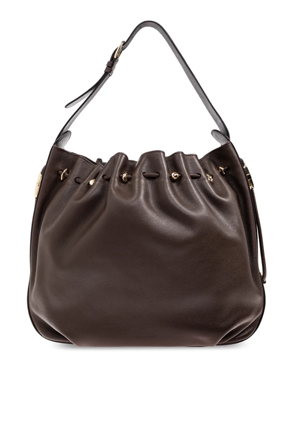 BROWN 'Halcyon Large' shoulder bag, bucket type
