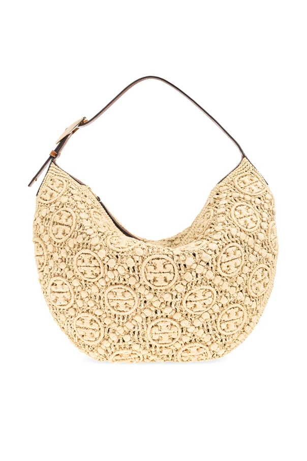 beżowy Torba na ramię `T Monogram`