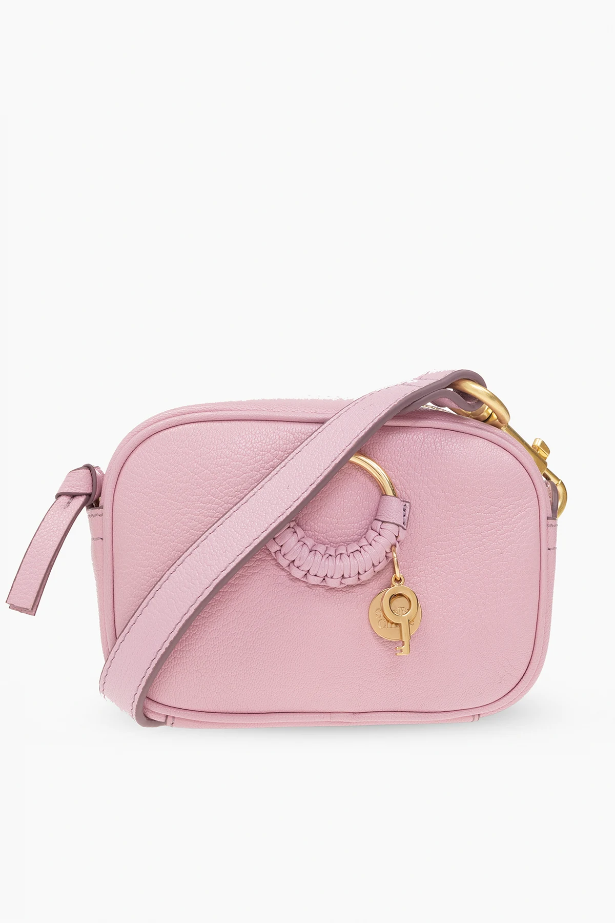Leather shoulder bag