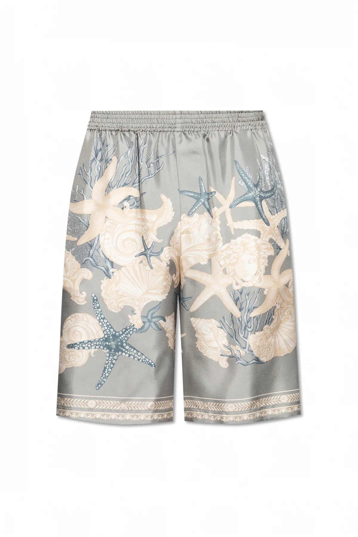 GREY Silk shorts
