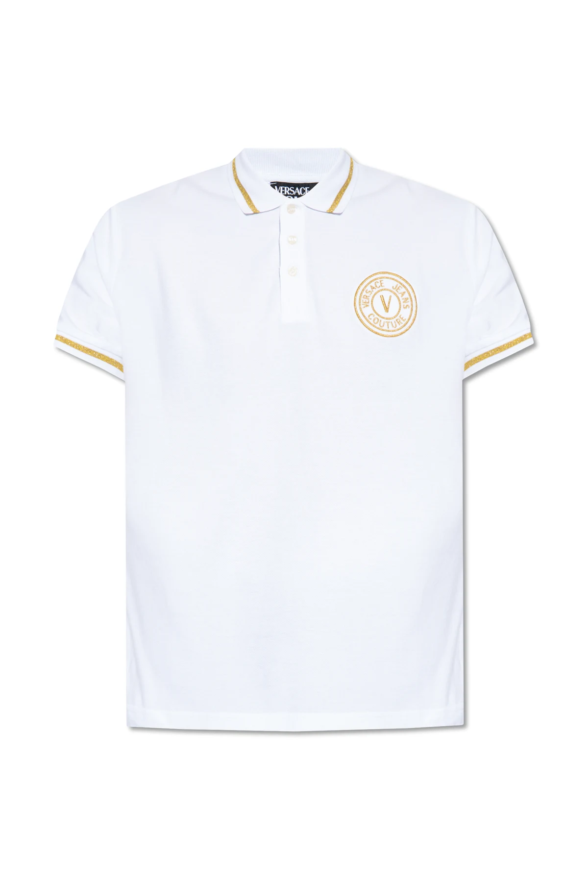 Logo-embroidered polo shirt