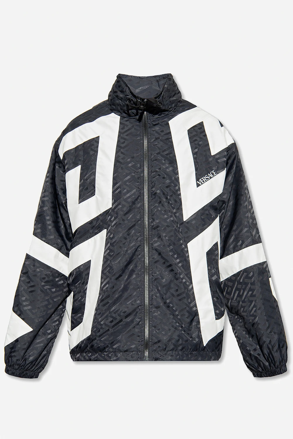 Jacket with La Greca pattern