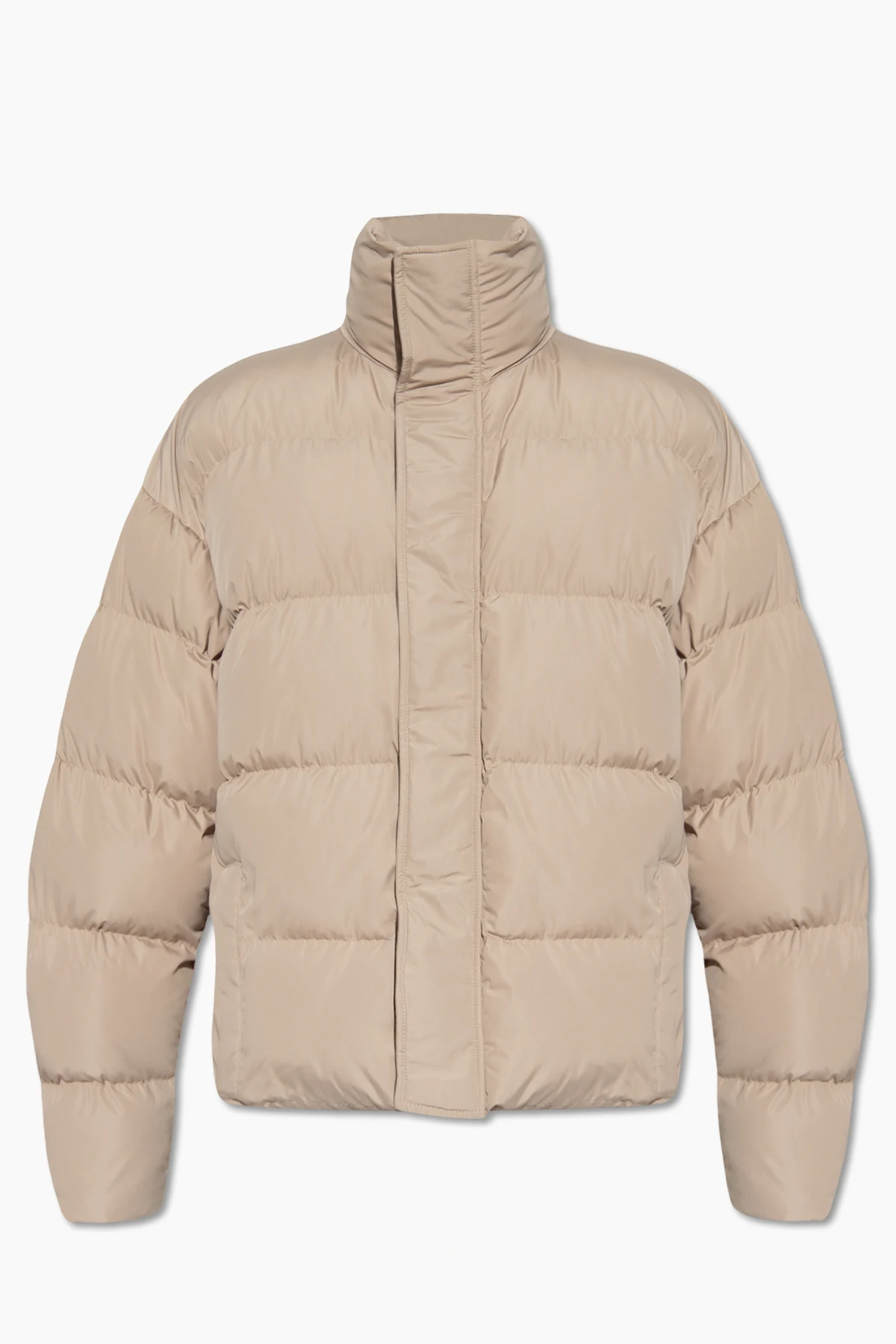 Down jacket with logo