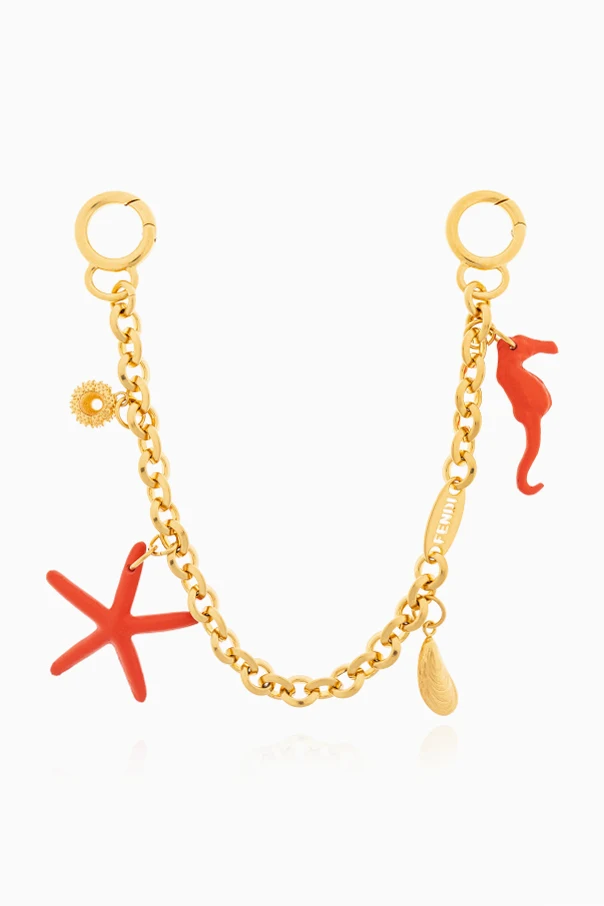 GOLD Bag chain with charms