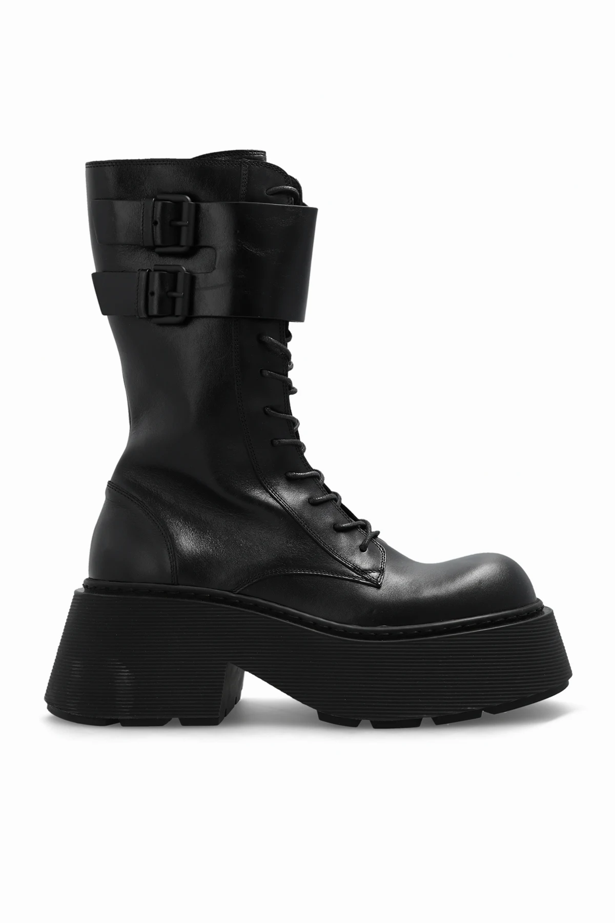 Buty typu ‘combat’ na platformie