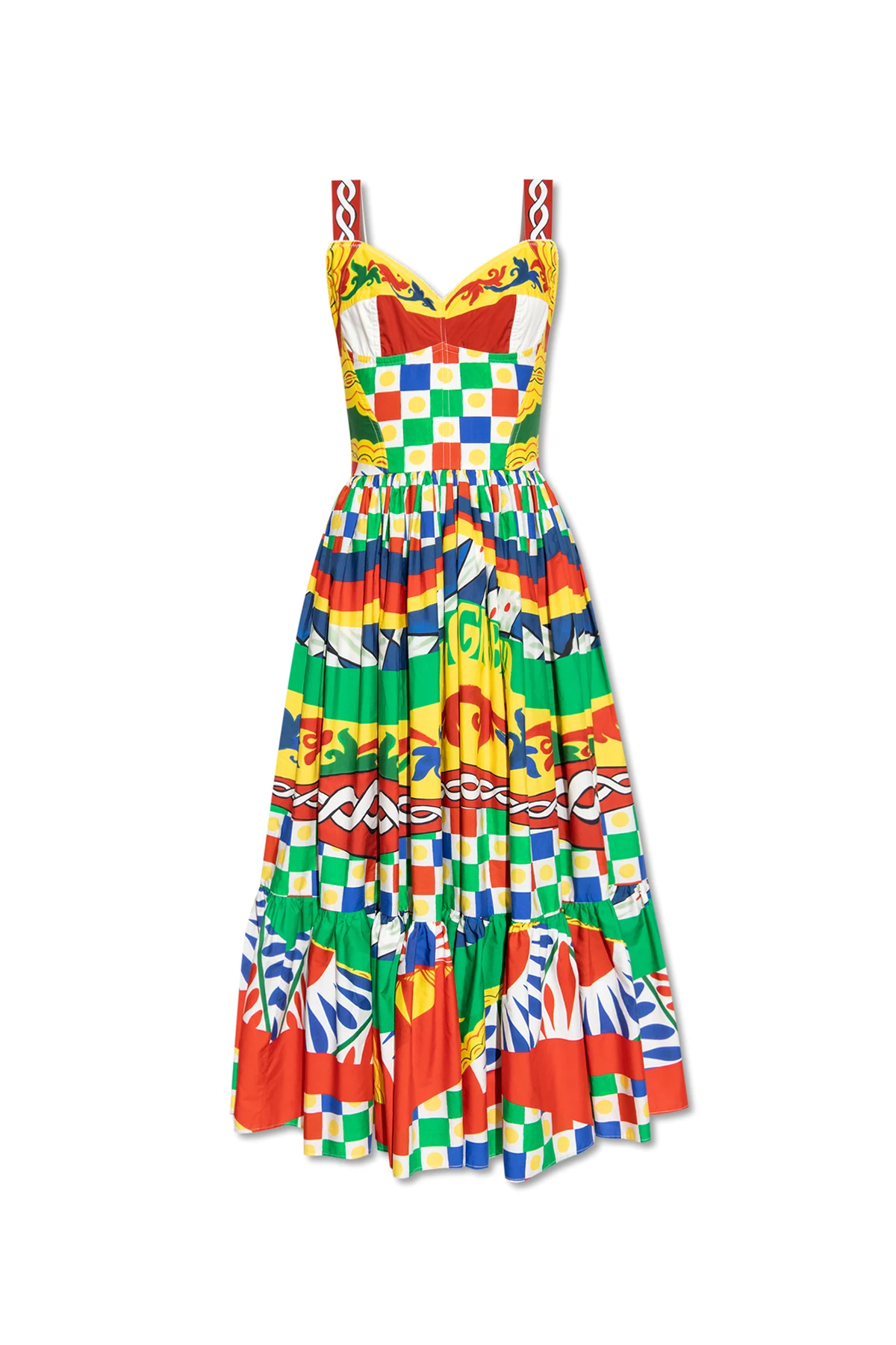 Dress with ‘Carretto’ pattern