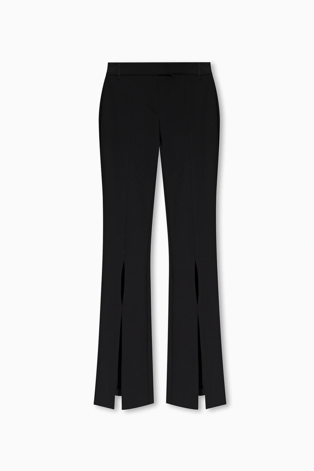 Trousers with slits