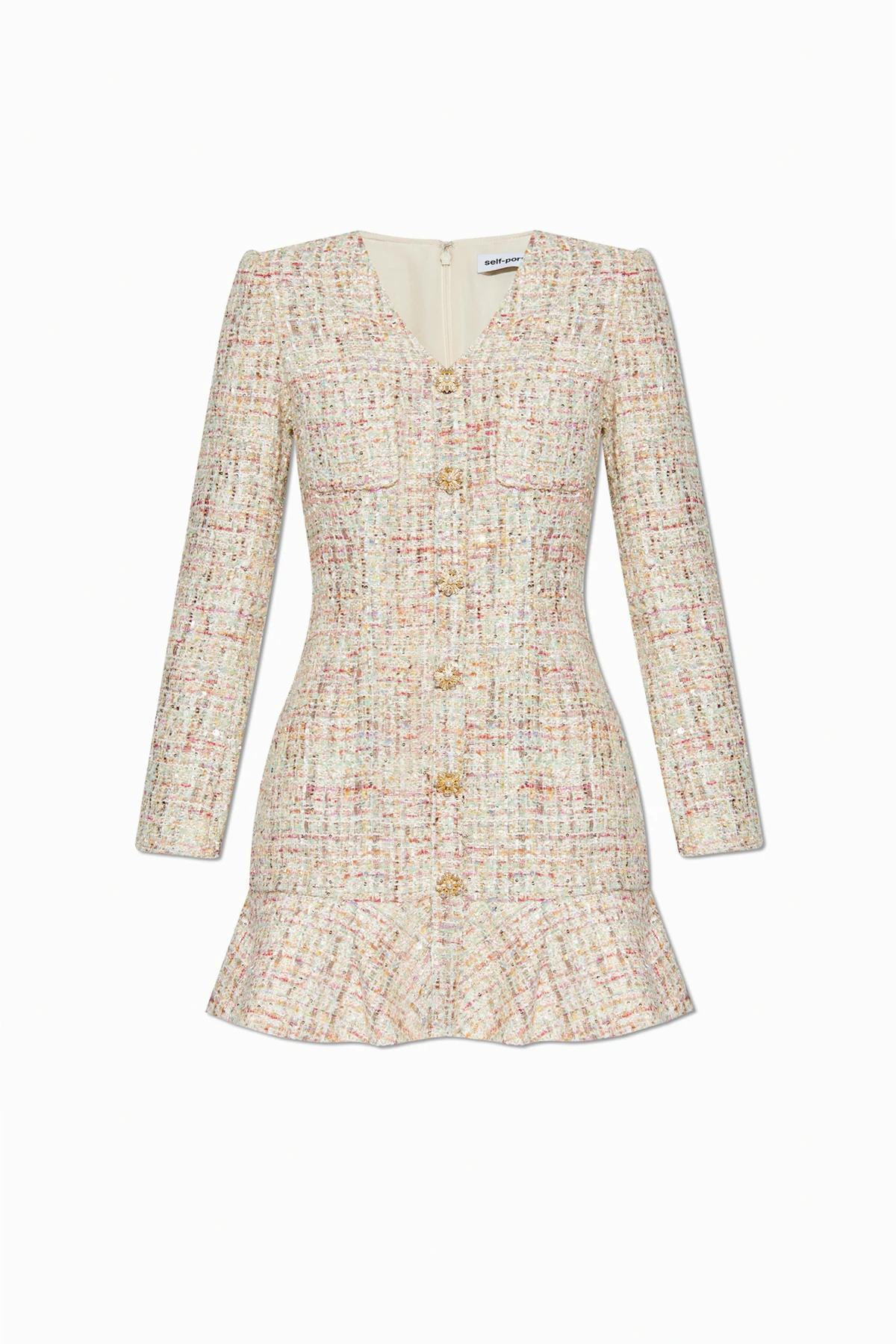 Tweed dress by Self Portrait