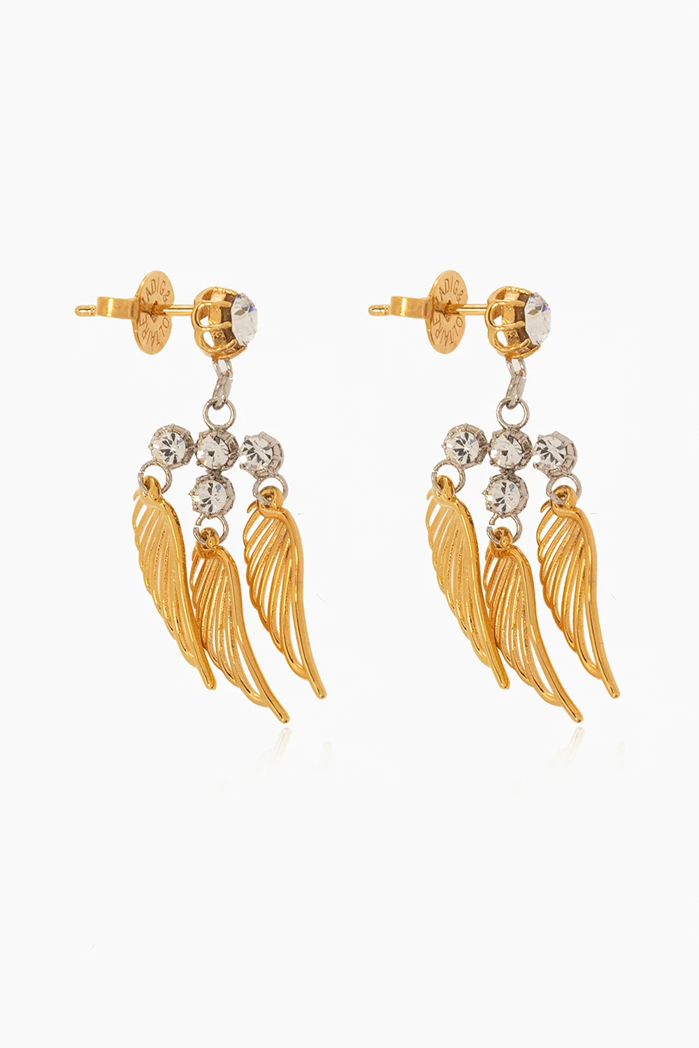 ‘Rock Over’ wings earrings