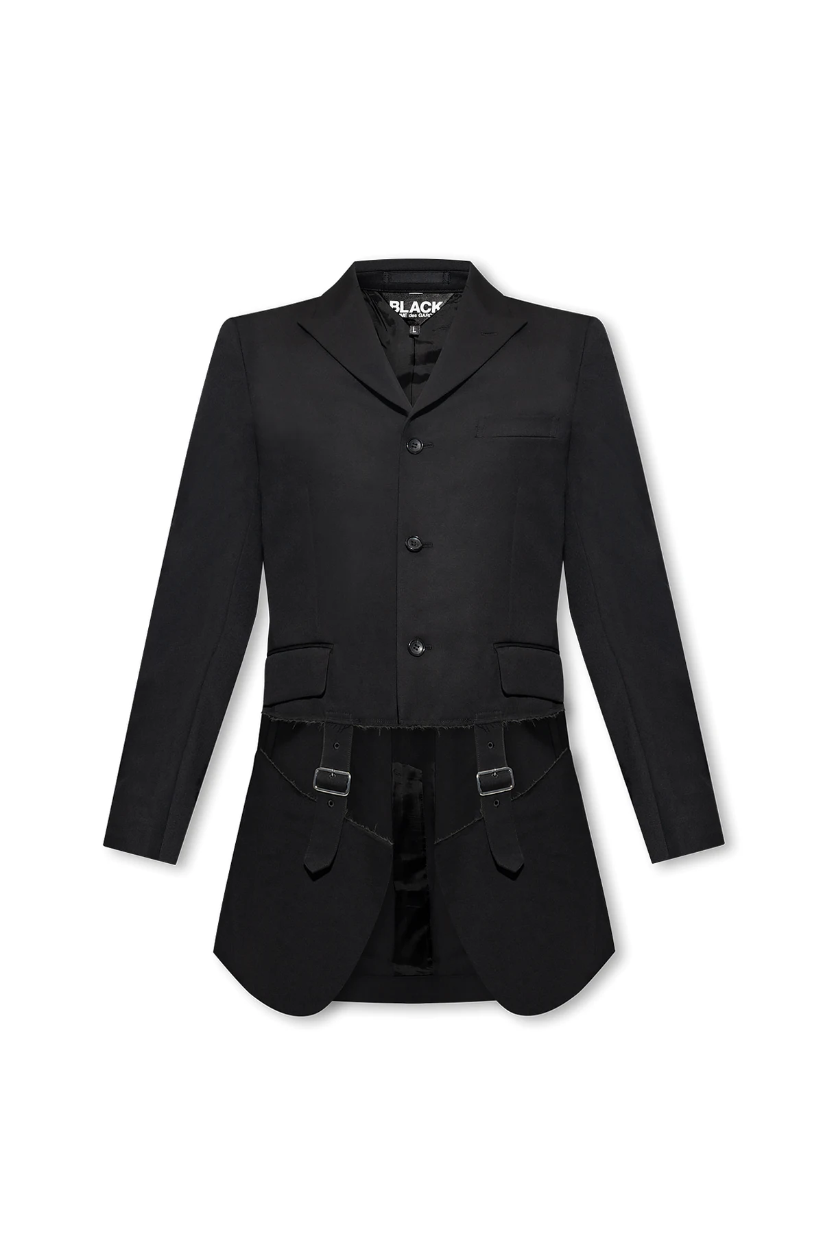 Blazer with worn effect