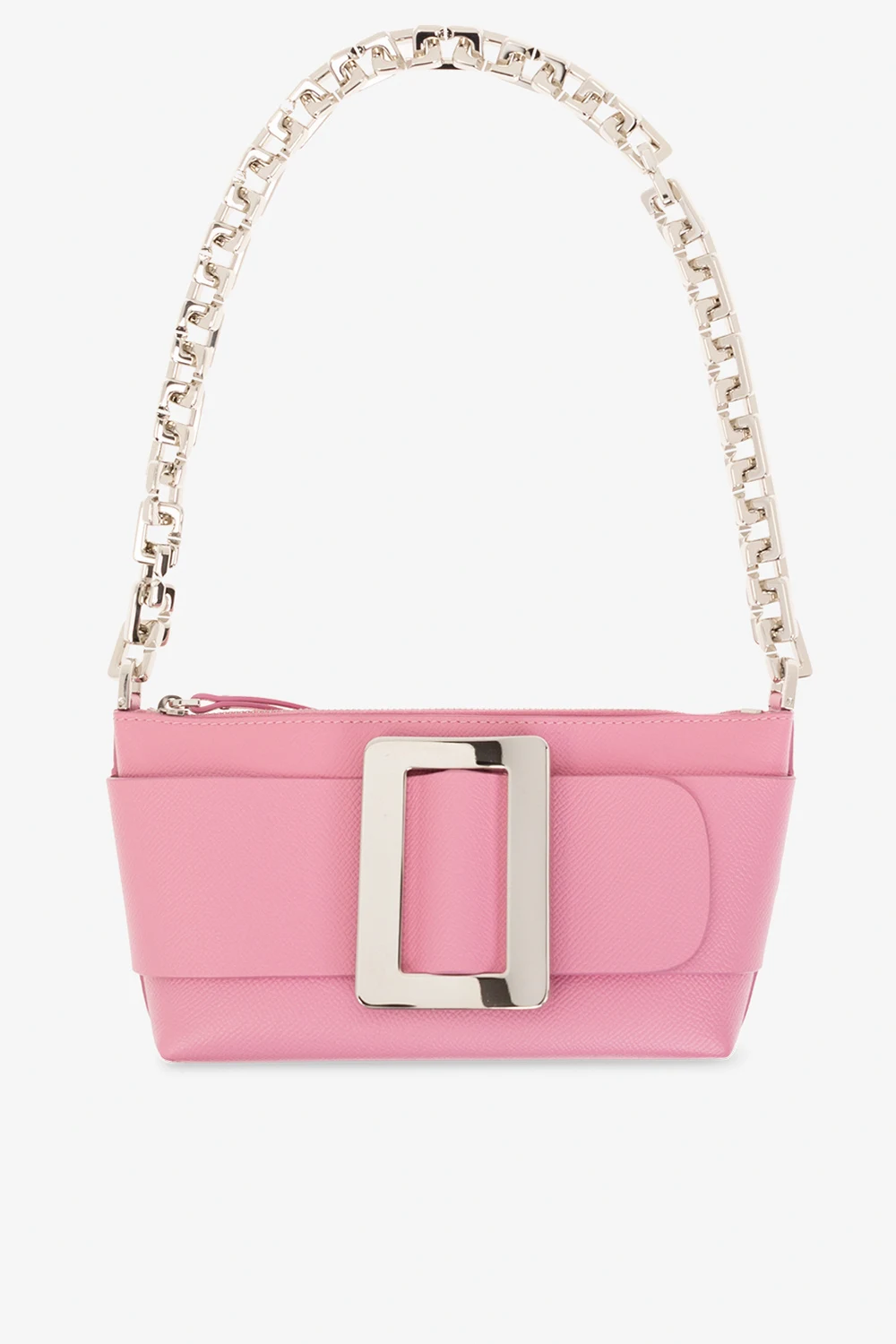‘Buckle’ leather shoulder bag