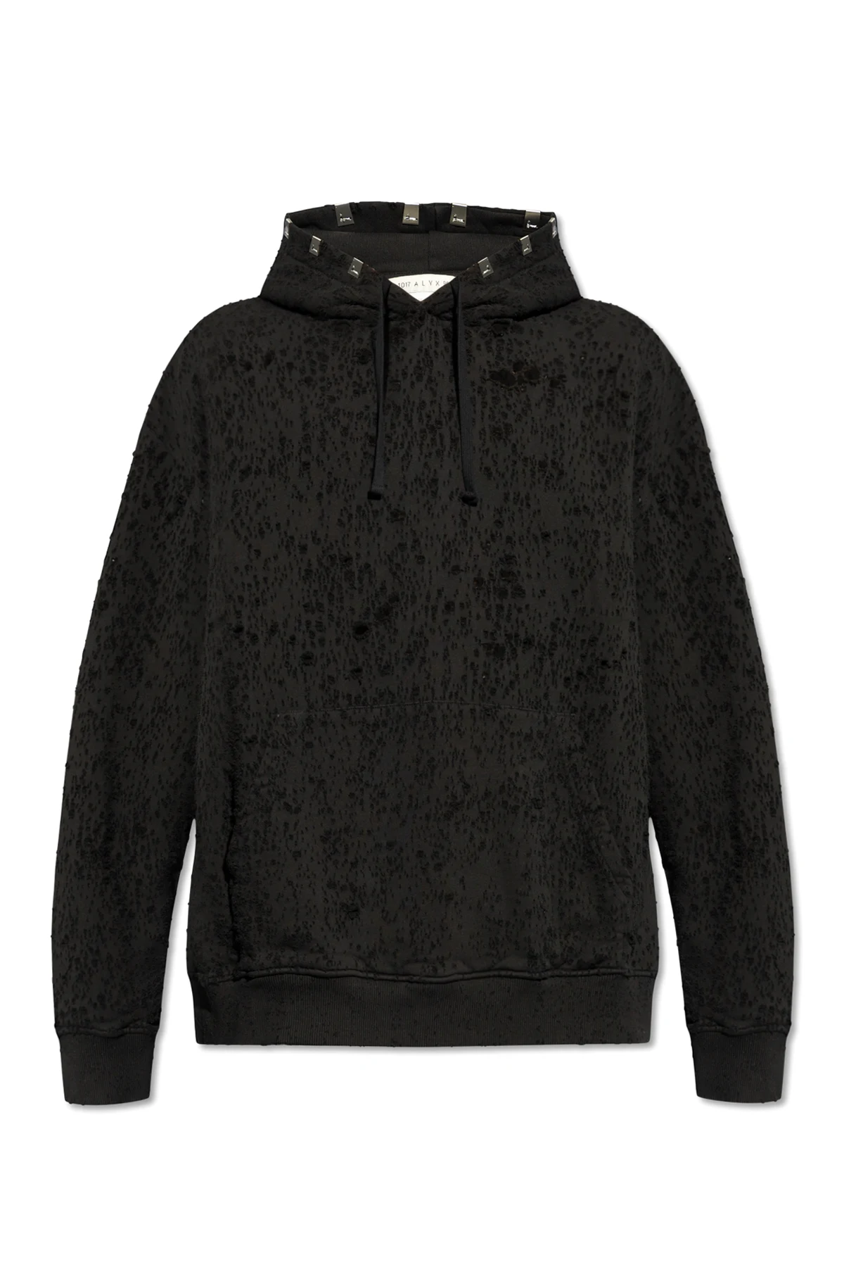 Hoodie with 'vintage' effect