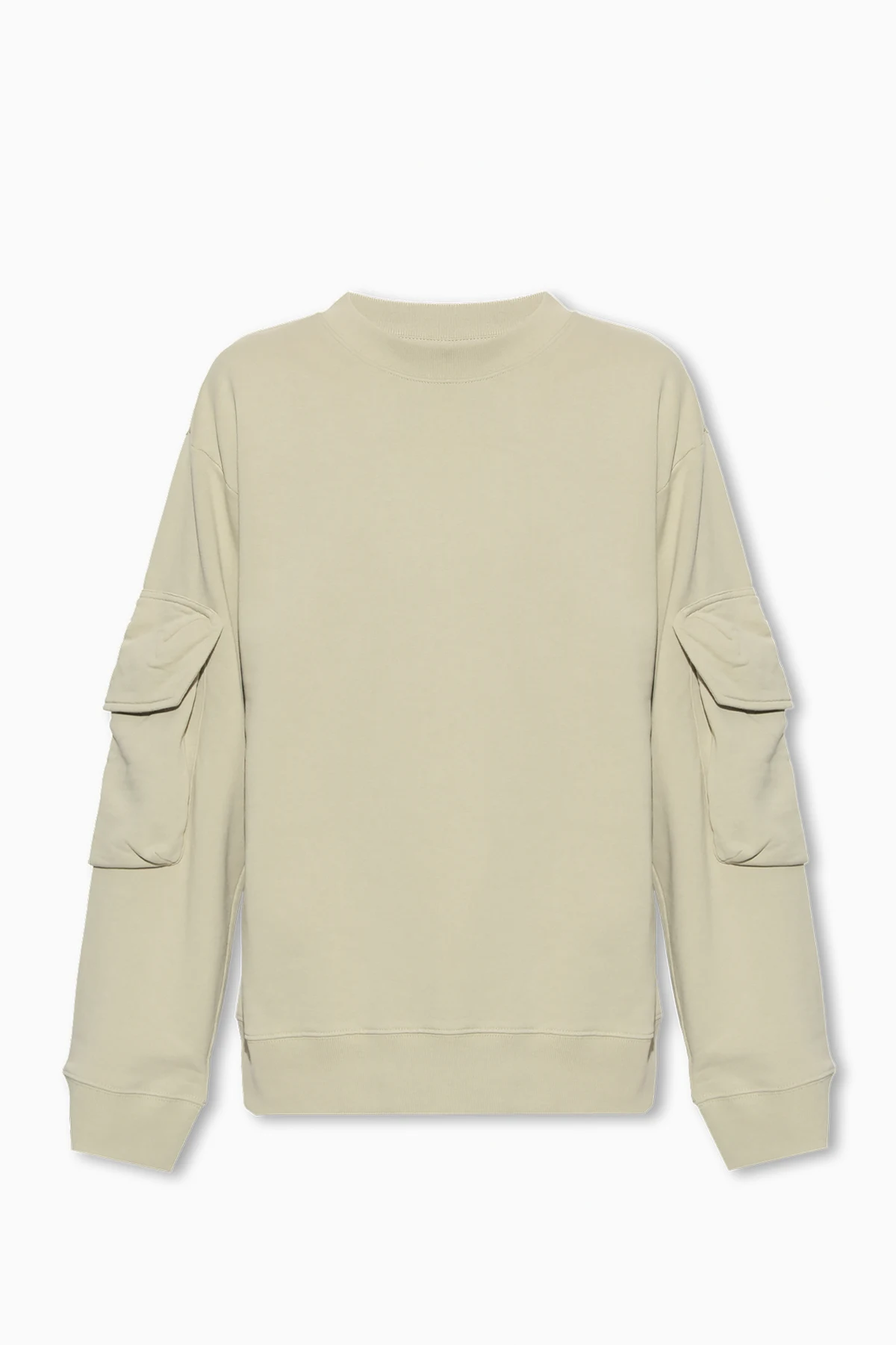 Sweatshirt with sleeve pocket