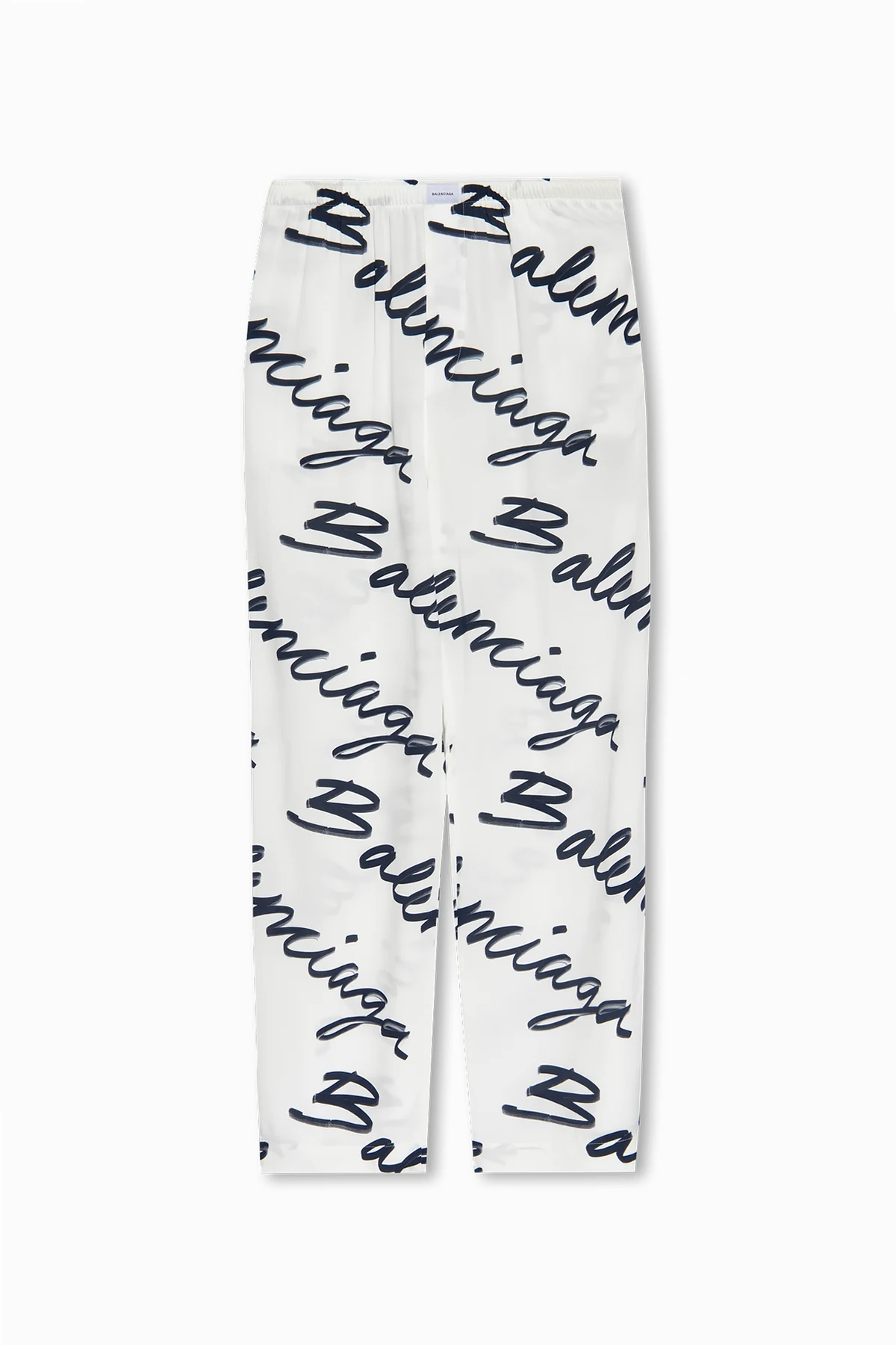 Trousers with logo