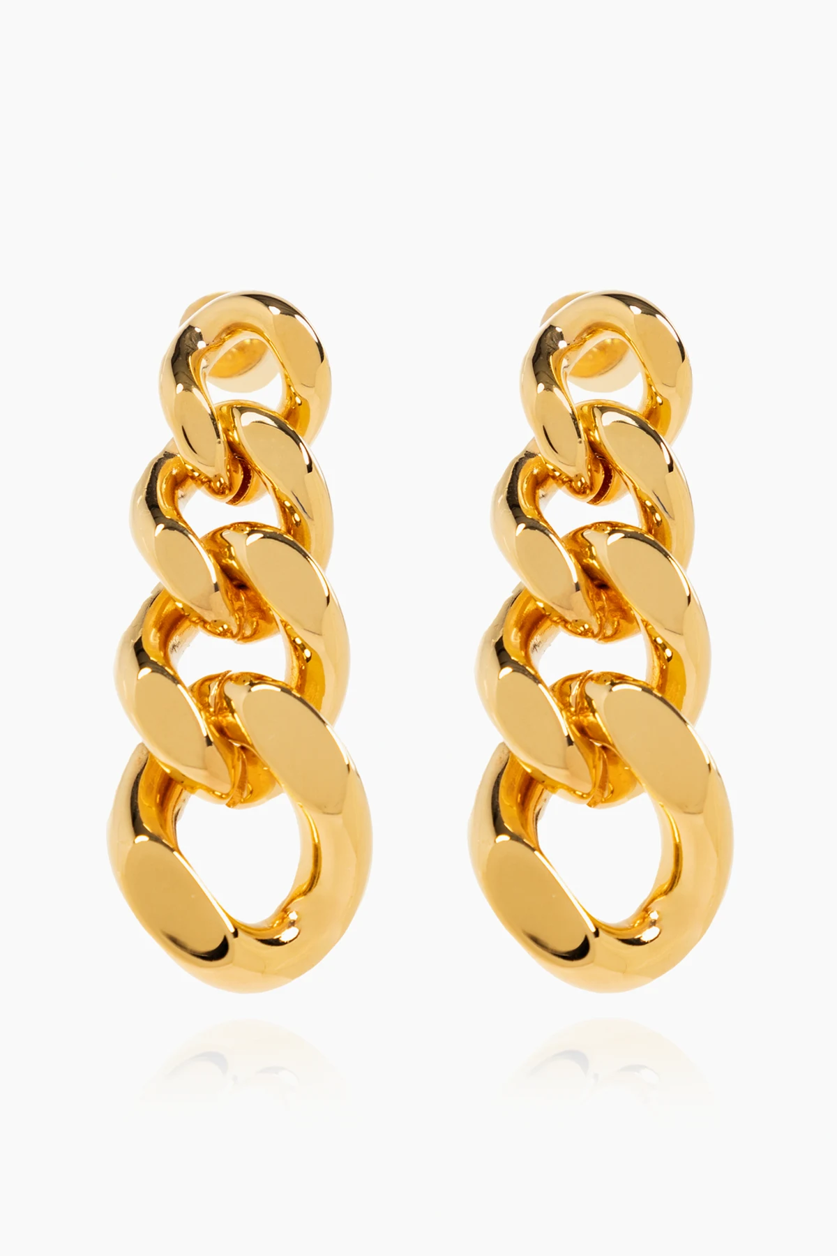 Messingohrringe von JIL SANDER