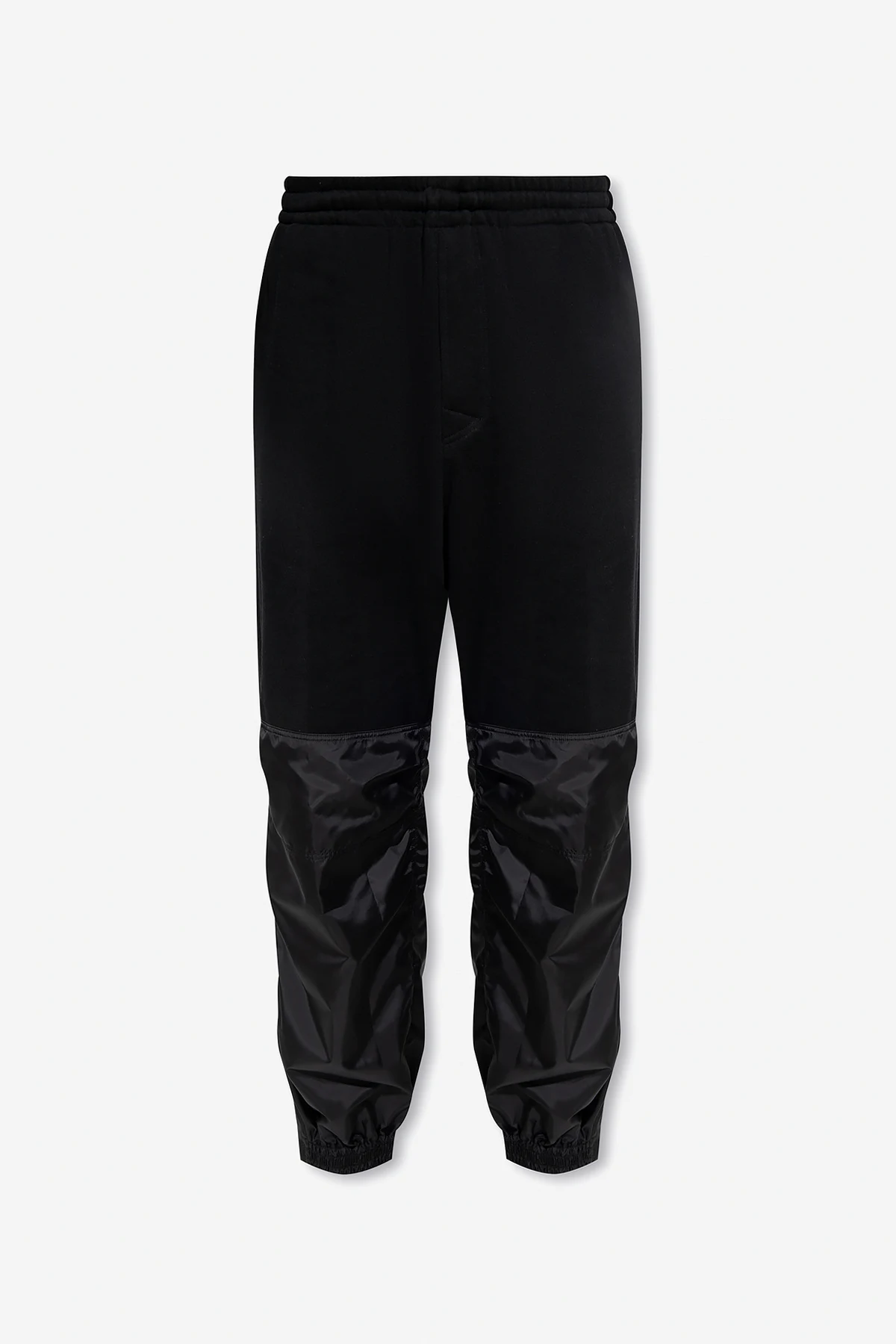 BLACK Sweatpants in contrasting fabrics