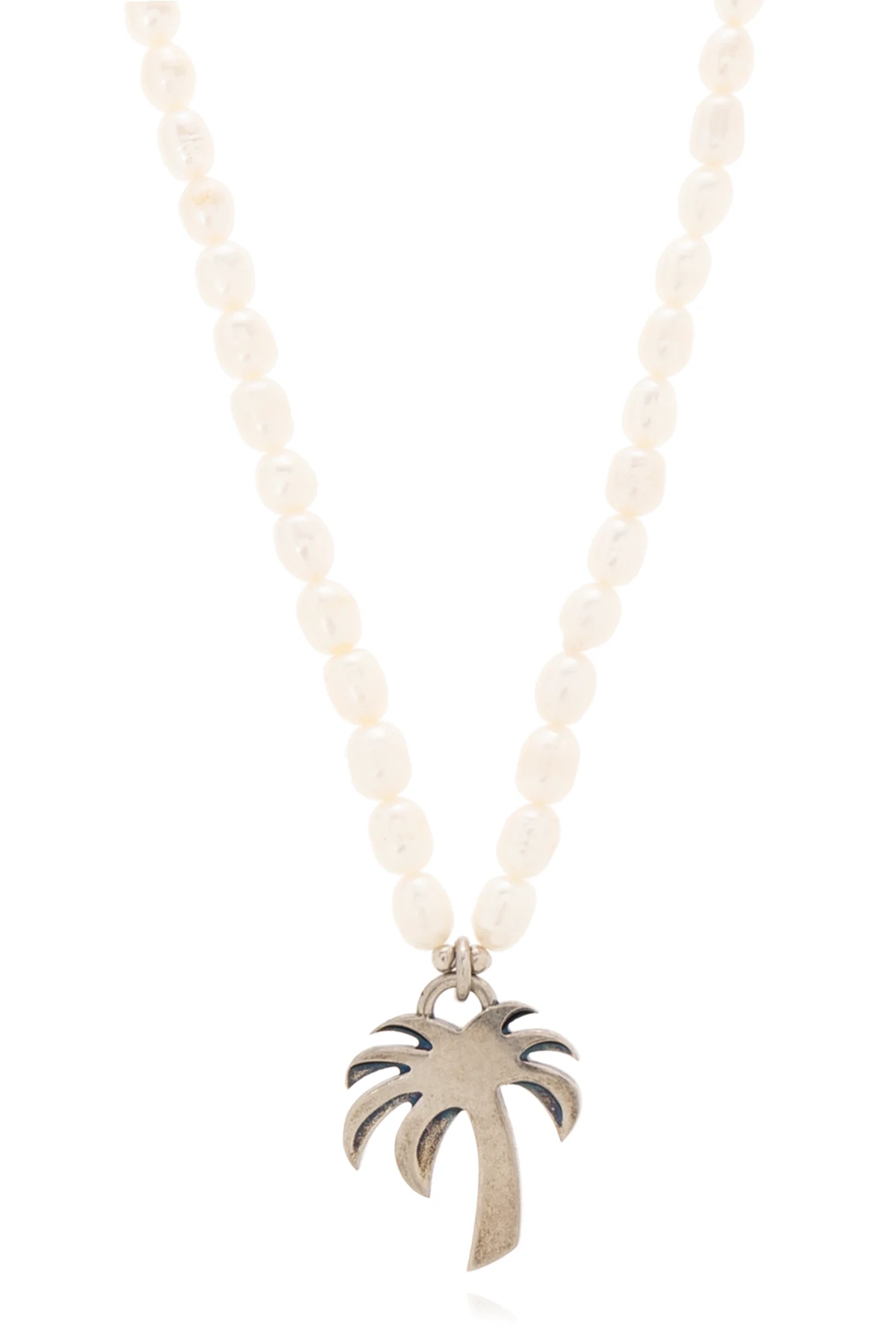 Pearl necklace with charm