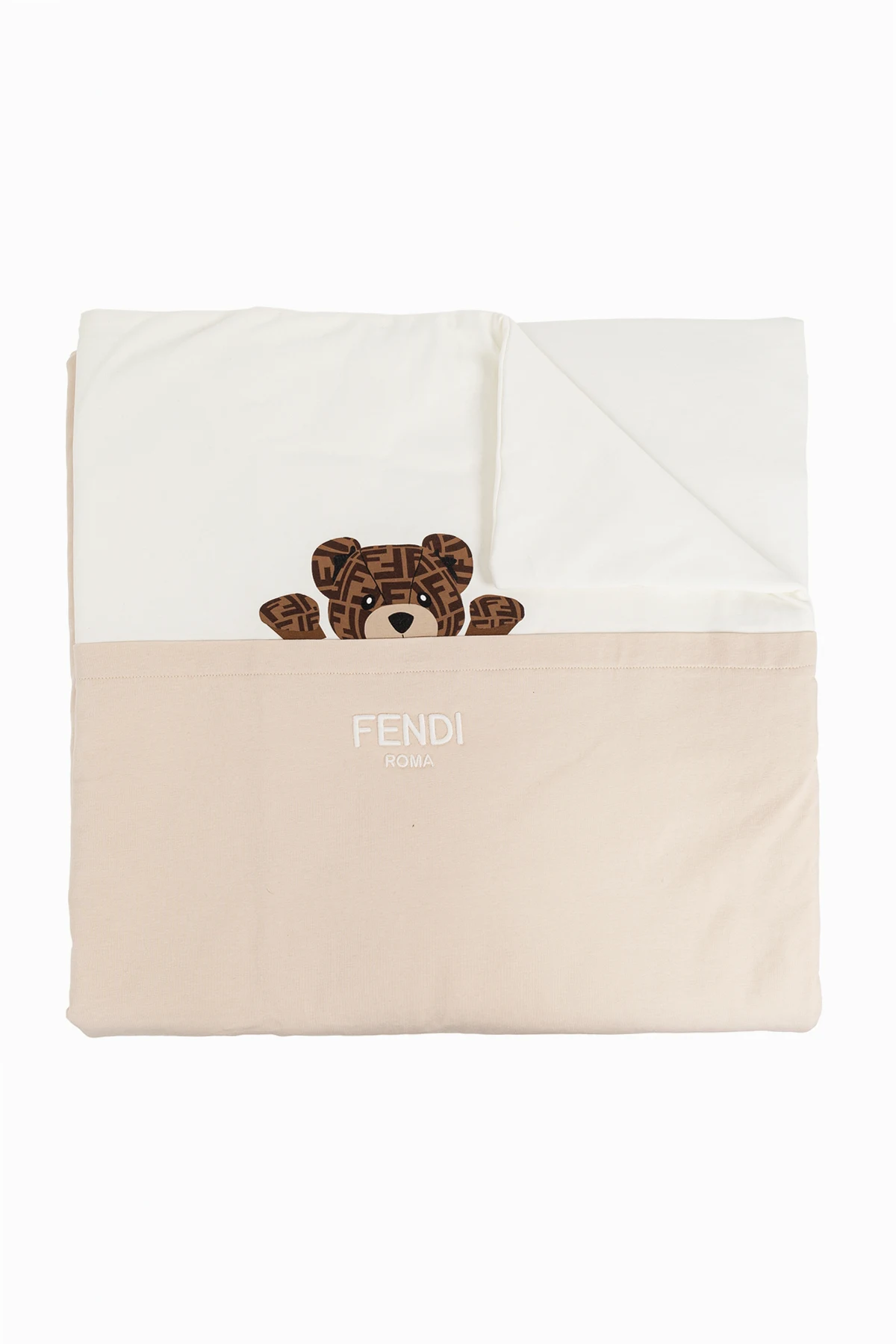 Fendi Kids Babydecke mit Logo