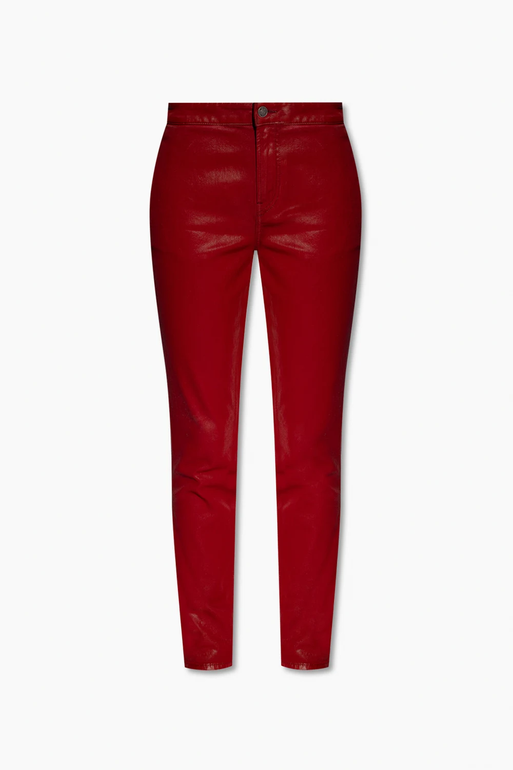 ‘D-TAIL’ waxed jeans