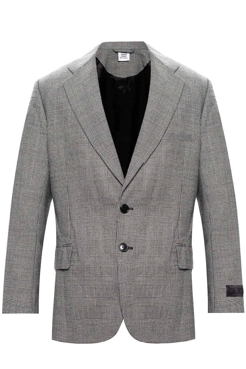 Notch lapel blazer