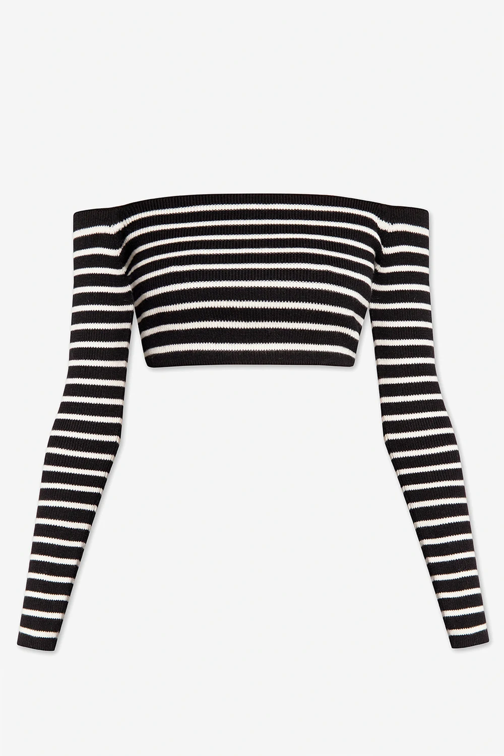 Off-the-shoulder crop top