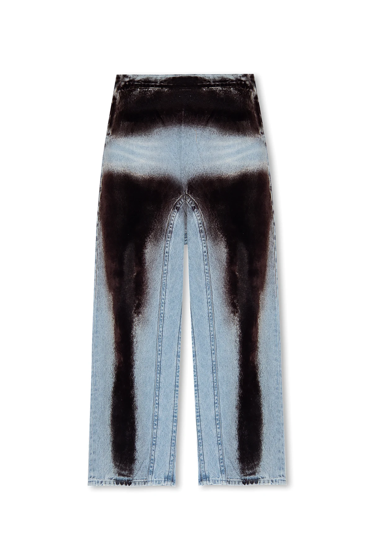 Baggy jeans with logo