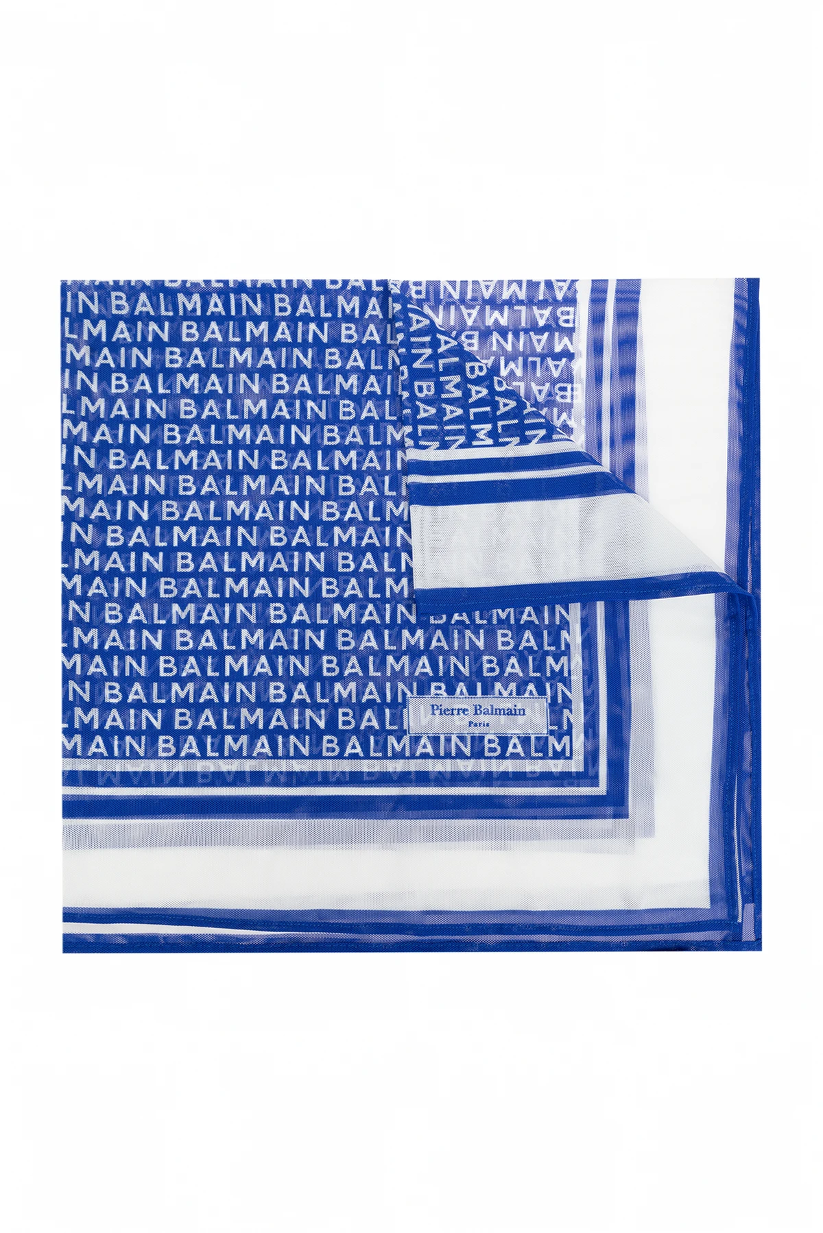 Scarf with monogram