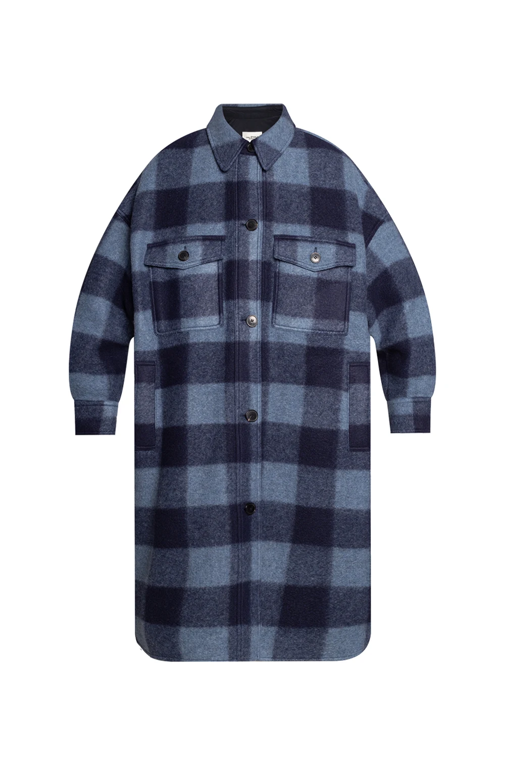 Checked coat