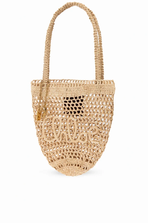 beige Bag "Summer Banana Small"