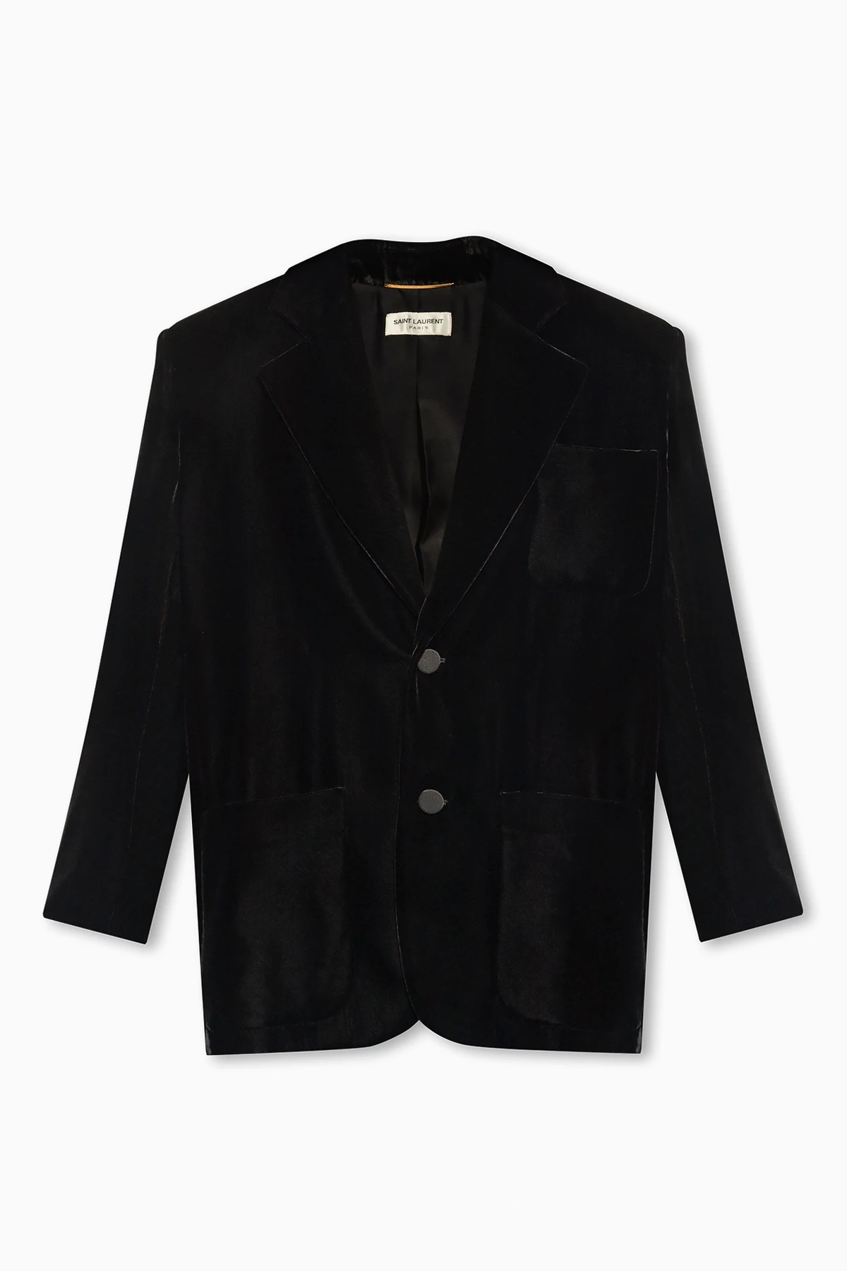 Oversize velvet blazer
