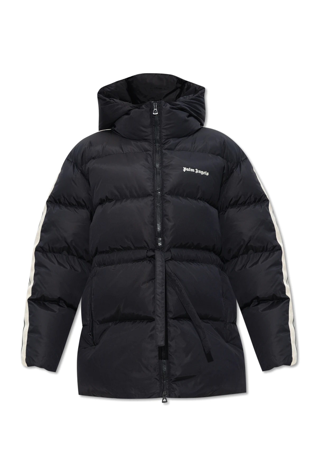 Down jacket with logo