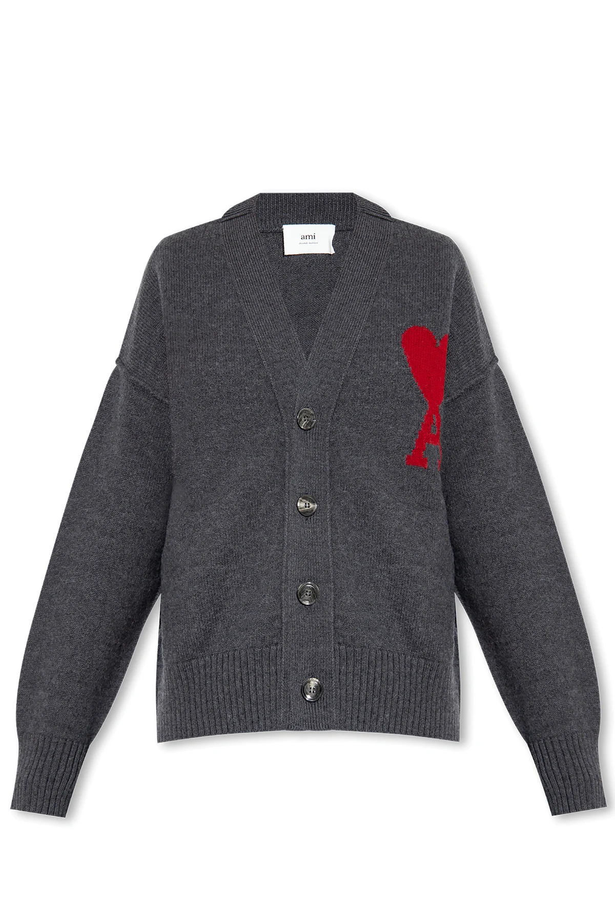 Cardigan with logo