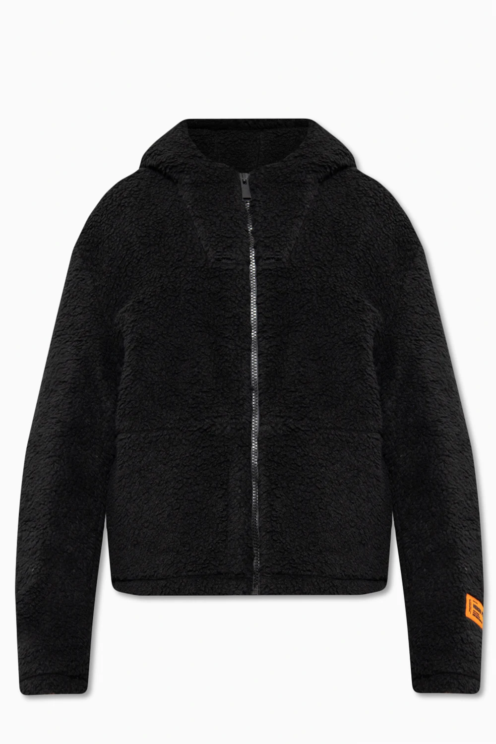 Fleece jacket with hood