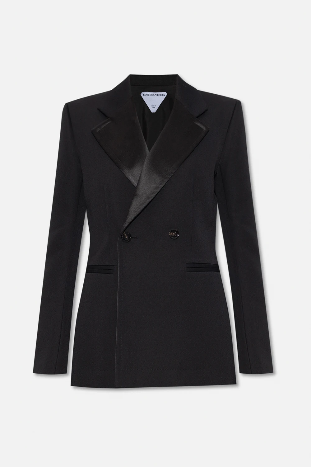 Blazer with satin lapels