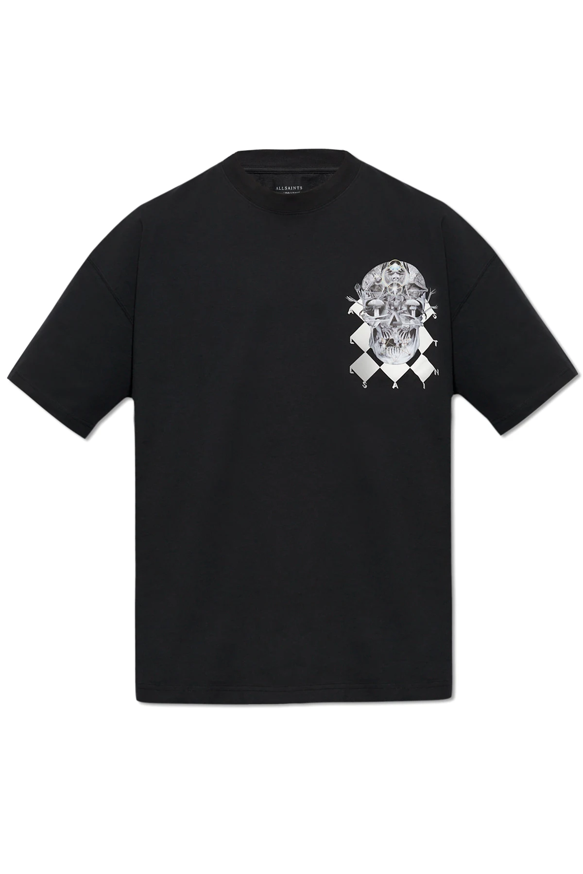 T-shirt z nadrukiem ‘Grid’