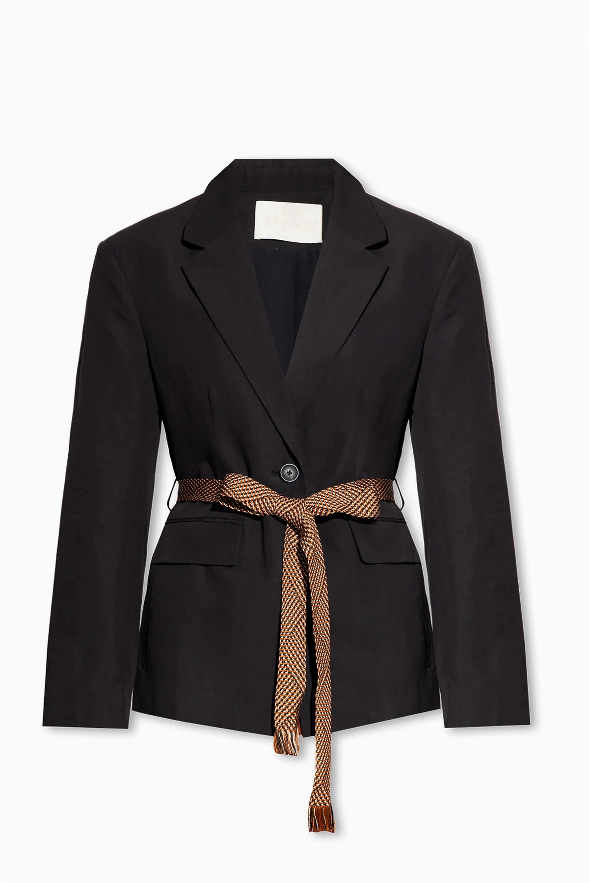 ‘Ellery’ blazer with ribbon belt
