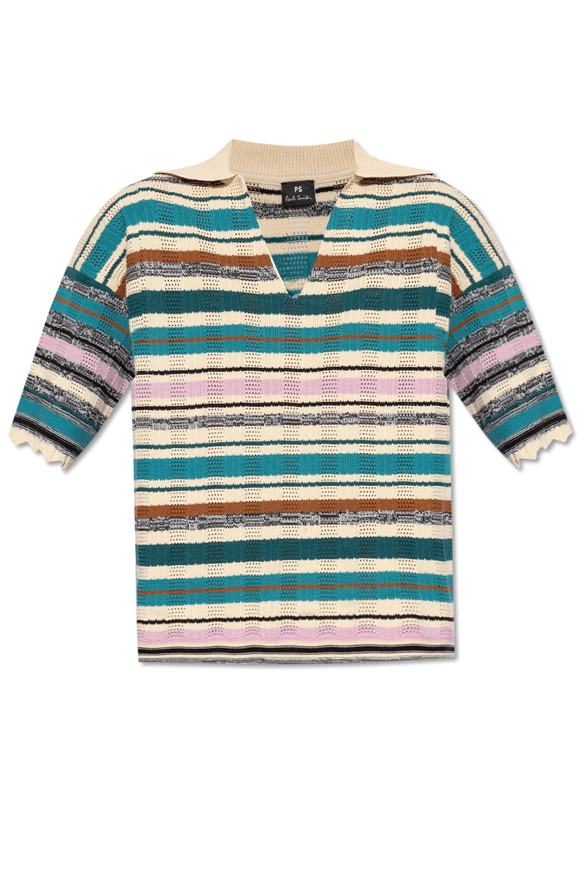 PS Paul Smith Polo mit Streifenmuster
