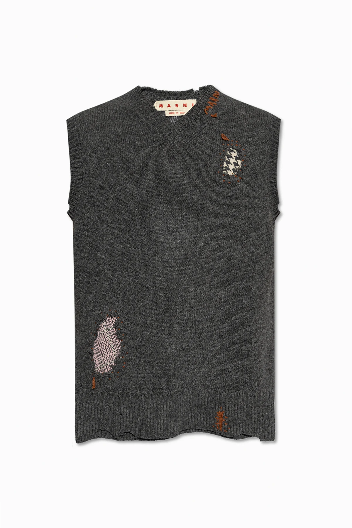 Kamizelka z efektem `vintage`